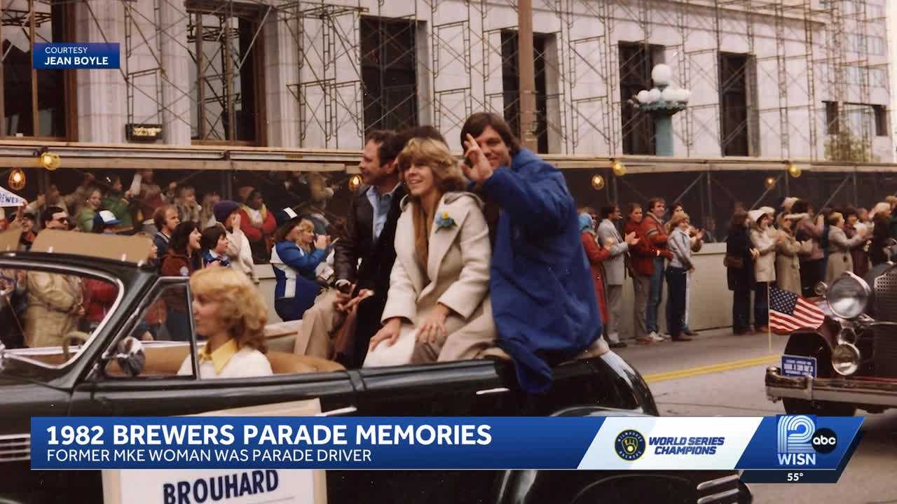 Former Milwaukee woman recalls driving Brewers players in 1982 parade — Mount Pleasant Sports news