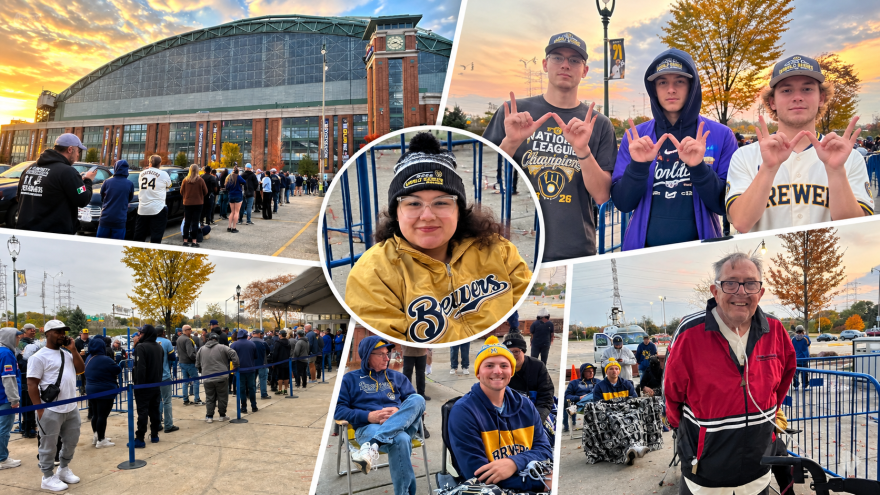 🧢'The early bird gets the merch': Brewers fans line up for World Series gear — CBS 58 Milwaukee