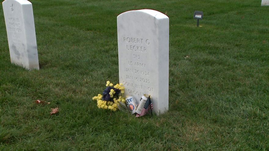 Brewers fans pay visit to Bob Uecker's gravesite to celebrate World Series win — CBS 58 Milwaukee